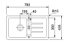 Кухонная мойка Franke Strata 114.0312.527 черный