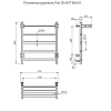 Полотенцесушитель электрический Тругор Пэк серия 20 Пэк20квП/6040 хром