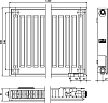 Радиатор стальной Kermi FKV 110412 тип 11