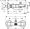 Смеситель для ванны с душем Hansgrohe Logis 71243000, хром