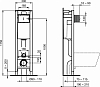 Комплект инсталляция с подвесным унитазом Ideal Standard Exacto X022601 с сиденьем микролифт