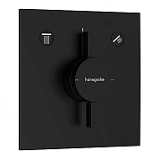 Смеситель для ванны с душем Hansgrohe DuoTurn 75417670 черный матовый