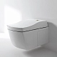 Электронный подвесной безободковый унитаз-биде Toto Neorest AC CW996PVD#NW1 CeFiONtect Tornado Flush с пультом ДУ, крышка микролифт Washlet TCF996RWG#NW1, белый