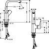 Смеситель Hansgrohe Metris 31081000 для раковины