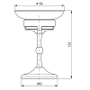 Мыльница Rav-Slezak Morava MKA0301Z золото