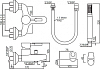 Смеситель для ванны Jaquar Solo SOL-CHR-6119SHK