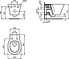 Инсталляция Ideal Standard Prosys с унитазом Connect Air AquaBlade®, P212101, сиденье микролифт, комплект