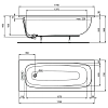 Акриловая ванна Ideal Standard I.Life T475901 белый