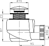 Сифон для поддона Plastbrno EWCR502