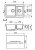 Кухонная мойка Mixline ML-GM30 ML-GM30 (331) белый