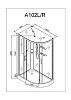 Душевая кабина Deto A A102L