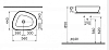 Раковина накладная VitrA Outline 5991B403-0016 белый