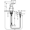 Смеситель для биде Hansgrohe Logis 71629000 хром