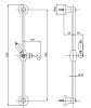 Душевой гарнитур Cezares First FIRST-SD-01-Bi хром, белый