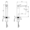 Смеситель для раковины AQUAme Como AQM6514GM черный