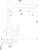 Комплект кухонная мойка Granula GR-8601 песок+ смеситель Granula GR-3015 песок