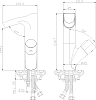 Смеситель Rossinka Z Z35-30B для раковины с подсветкой