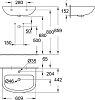 Раковина Grohe Bau Ceramic 39421000 61 см