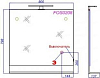 Зеркало с подсветкой дуб сонома Aqwella Фостер FOS0208DS 80