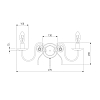 Бра Eurosvet 60018/2 белый с золотом