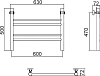 Полотенцесушитель водяной Aquanerzh Прямой групповой 50х60