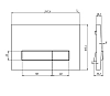 Инсталляция Berges Atom Line 410 с унитазом Albit S 042444, крышка микролифт, кнопка хром глянцевый/белая