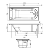 Фронтальная панель Am.Pm Spirit W72A-170-075W-P2