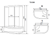 Кабина душевая Timo Standart T-6610SR