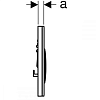 Кнопка смыва Geberit Sigma 21 115.884.JM.1, сланец Mustang