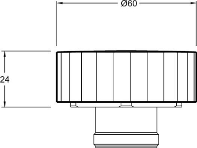 Комплект 2х ручек для смесителя Jacob Delafon Grands Boulevards E25390-CP, хром