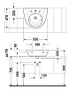 Раковина Duravit Starck 2 411550000 белый