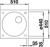 Кухонная мойка Blanco Artago 6-IF/A 521766 антрацит