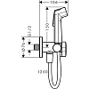 Гигиенический душ Hansgrohe Bidette 29230670 черный