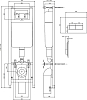 Комплект Чаша подвесного унитаза IFO Special RP731200100 + Инсталляция Ideal Standard W3710AA 4 в 1 + Крышка-сиденье с микролифтом