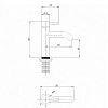 Смеситель для раковины Abber Wasser Kreis AF8110RG золото