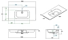 Тумба под раковину Berloni Bagno Suite Vintage SUVBS2C105C/110/SHA CL белый