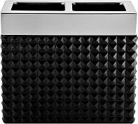 Стакан Kassatex Parc East Bricks Black ATS-TBH-BK для зубных щеток