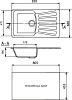 Кухонная мойка Mixline ML-GM20 светло-розовый