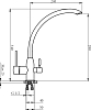 Смеситель для кухонной мойки Granula GR-3167 классик