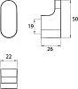 Крючок Emco Flow 2775 001 00, хром