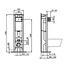 Инсталляция IIdeal Standard Prosys Eco Frame M E233267, с калавишей смыва Jacob Delafon, белый матовый и глянцевый, E20859-00-MWH, комплект