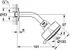 Верхний душ Grohe New Tempesta Cosmopolitan 100 27869000