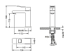 Смеситель для раковины Timo Briana 7161/03F черный