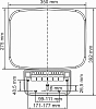 Сиденье для душа WasserKraft SS402, черный