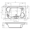 Акриловая ванна Riho Thermae Line BZ42 белый