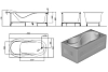Акриловая ванна Kolpa-San Vanessa Ванна_Kolpa-San_Vanessa_Basis_180_90_QUAT белый