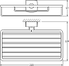 Полка FBS Esperado ESP 048 22 см