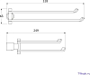 Полотенцесушитель двойной Iddis Monet L02824 хром