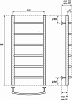 Полотенцесушитель электрический Point PN04148E П6 400x800 левый/правый, хром