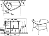 Столешница керамическая для раковины VitrA Plural 62571 100 см, белый матовый